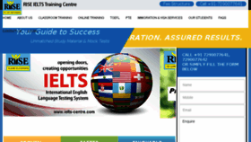 What Ielts-centre.com website looked like in 2017 (6 years ago)