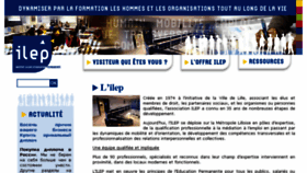 What Ilep.fr website looked like in 2017 (6 years ago)