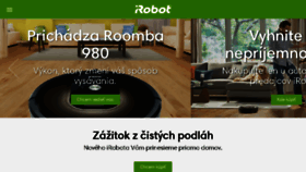 What Irobot.sk website looked like in 2017 (6 years ago)