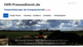 What Iwrpressedienst.de website looked like in 2017 (9 years ago)
