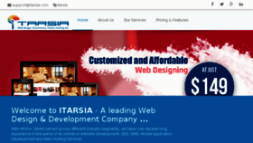 What Itarsia.com website looked like in 2017 (6 years ago)