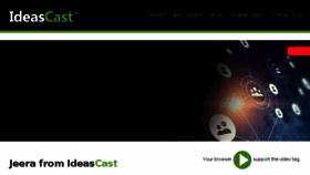 What Ideascast.com website looked like in 2017 (6 years ago)