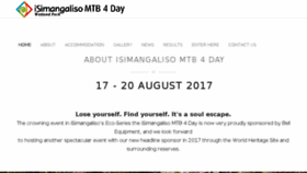What Isimangaliso-mtb.co.za website looked like in 2017 (6 years ago)