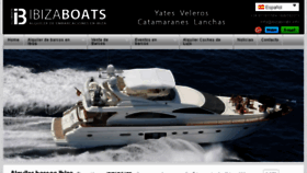 What Ibiza-boats.es website looked like in 2017 (6 years ago)