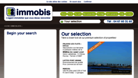 What Immobis.com website looked like in 2017 (6 years ago)