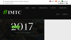 What Imtconferences.com website looked like in 2017 (6 years ago)