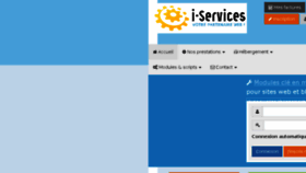 What I-services.net website looked like in 2017 (6 years ago)