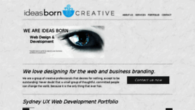 What Ideasborncreative.com website looked like in 2017 (6 years ago)