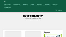 What Intechgrity.com website looked like in 2017 (6 years ago)