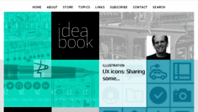 What Ideabook.com website looked like in 2017 (6 years ago)
