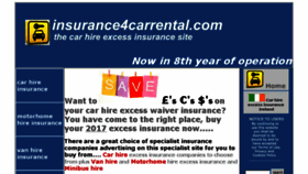 What Insurance4carrental.com website looked like in 2017 (6 years ago)