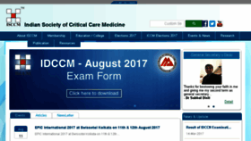 What Isccm.org website looked like in 2017 (6 years ago)