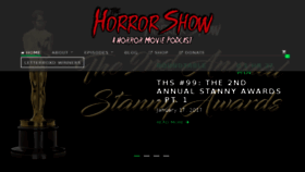 What Ihatehorror.com website looked like in 2017 (6 years ago)