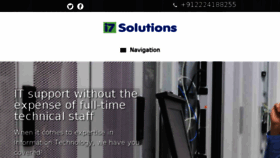 What I7solutions.in website looked like in 2017 (6 years ago)