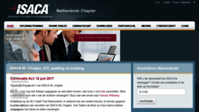 What Isaca.nl website looked like in 2017 (6 years ago)