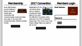 What Isbworldoffice.com website looked like in 2017 (6 years ago)