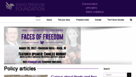 What Idahofreedom.org website looked like in 2017 (6 years ago)