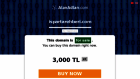 What Ispartarehberi.com website looked like in 2017 (6 years ago)