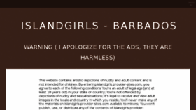 What Islandgirlsbarbados.com website looked like in 2017 (6 years ago)