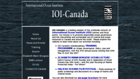 What Internationaloceaninstitute.dal.ca website looked like in 2017 (6 years ago)