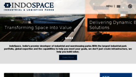 What Indospace.in website looked like in 2017 (6 years ago)
