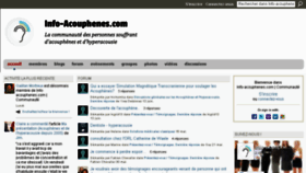 What Info-acouphenes.com website looked like in 2017 (6 years ago)
