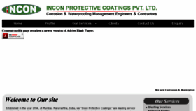 What Inconprotectivecoatings.com website looked like in 2017 (6 years ago)