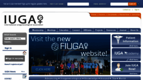 What Iuga.org website looked like in 2017 (6 years ago)