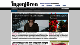 What Ingenjoren.se website looked like in 2017 (6 years ago)