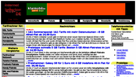 What Internettarifrechner.de website looked like in 2017 (6 years ago)