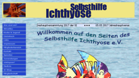 What Ichthyose.de website looked like in 2017 (6 years ago)