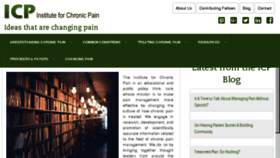 What Instituteforchronicpain.org website looked like in 2017 (6 years ago)