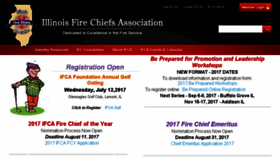 What Illinoisfirechiefs.org website looked like in 2017 (6 years ago)