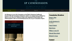 What Ipcommission.org website looked like in 2017 (6 years ago)