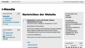 What Imoodle.de website looked like in 2017 (6 years ago)