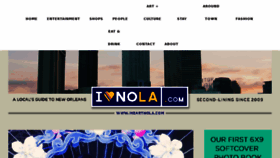 What Iheartnola.com website looked like in 2017 (6 years ago)