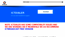 What Ictdialer.org website looked like in 2017 (6 years ago)