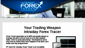What Intradayforextracer.com website looked like in 2017 (6 years ago)