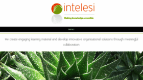 What Intelesi.co.za website looked like in 2017 (6 years ago)