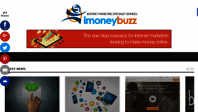 What Imoneybuzz.com website looked like in 2017 (6 years ago)