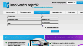 What Insolvencni-rejstrik.cz website looked like in 2017 (6 years ago)