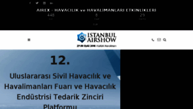 What Istanbulairshow.com website looked like in 2017 (6 years ago)