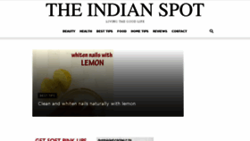 What Indianbeautyspot.com website looked like in 2017 (6 years ago)