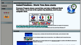 What Instanttimezone.com website looked like in 2017 (6 years ago)