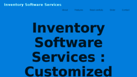 What Inventorysoftwareservices.com website looked like in 2017 (6 years ago)