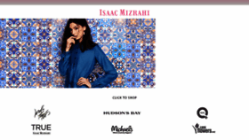 What Isaacmizrahi.com website looked like in 2017 (6 years ago)