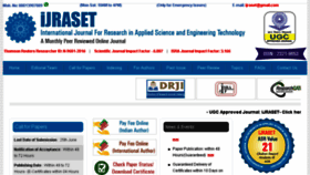 What Ijraset.com website looked like in 2017 (6 years ago)