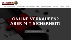 What It-recht-plus.de website looked like in 2017 (6 years ago)
