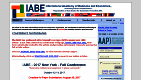 What Iabe.com website looked like in 2017 (6 years ago)