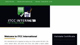 What Itccinternational.org website looked like in 2017 (6 years ago)